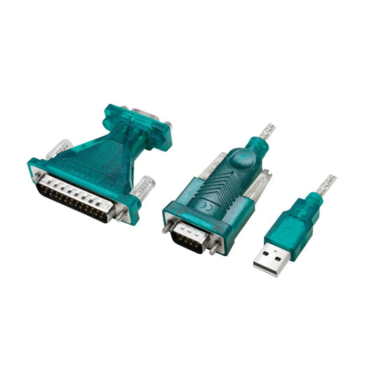 "Serielle Verbindung leicht gemacht: USB-RS232 Adapterkabel, 1,3 m, grün"