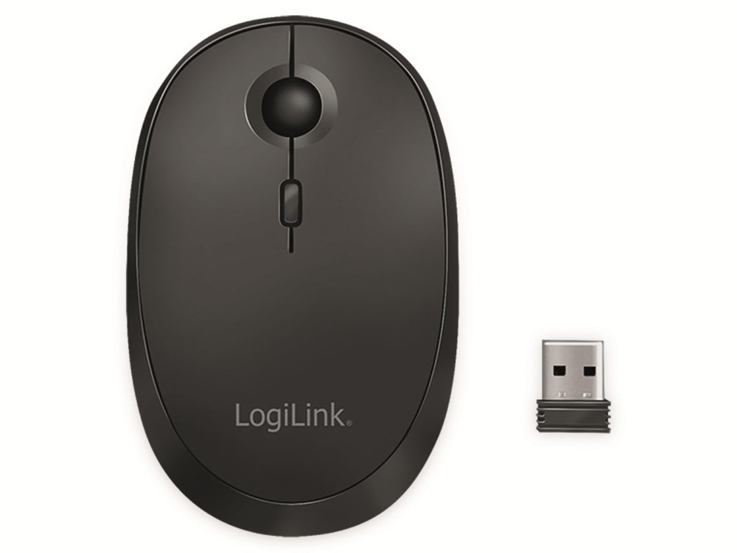 "Dual-Action: 2,4 GHz & Bluetooth Maus, Schwarz - Flexibel und effizient!"