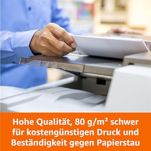 Druckerpapier A4 Weiß, 5x500 Blatt – Perfekte Druckqualität