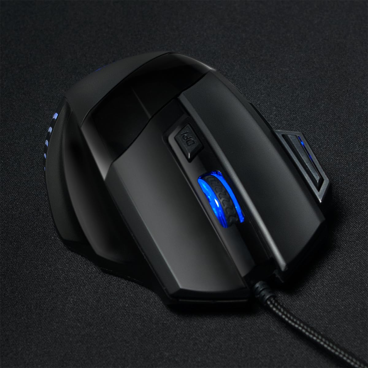 "Erleben Sie Präzision: 800-2400 DPI Gaming Maus & rutschfestes Pad"