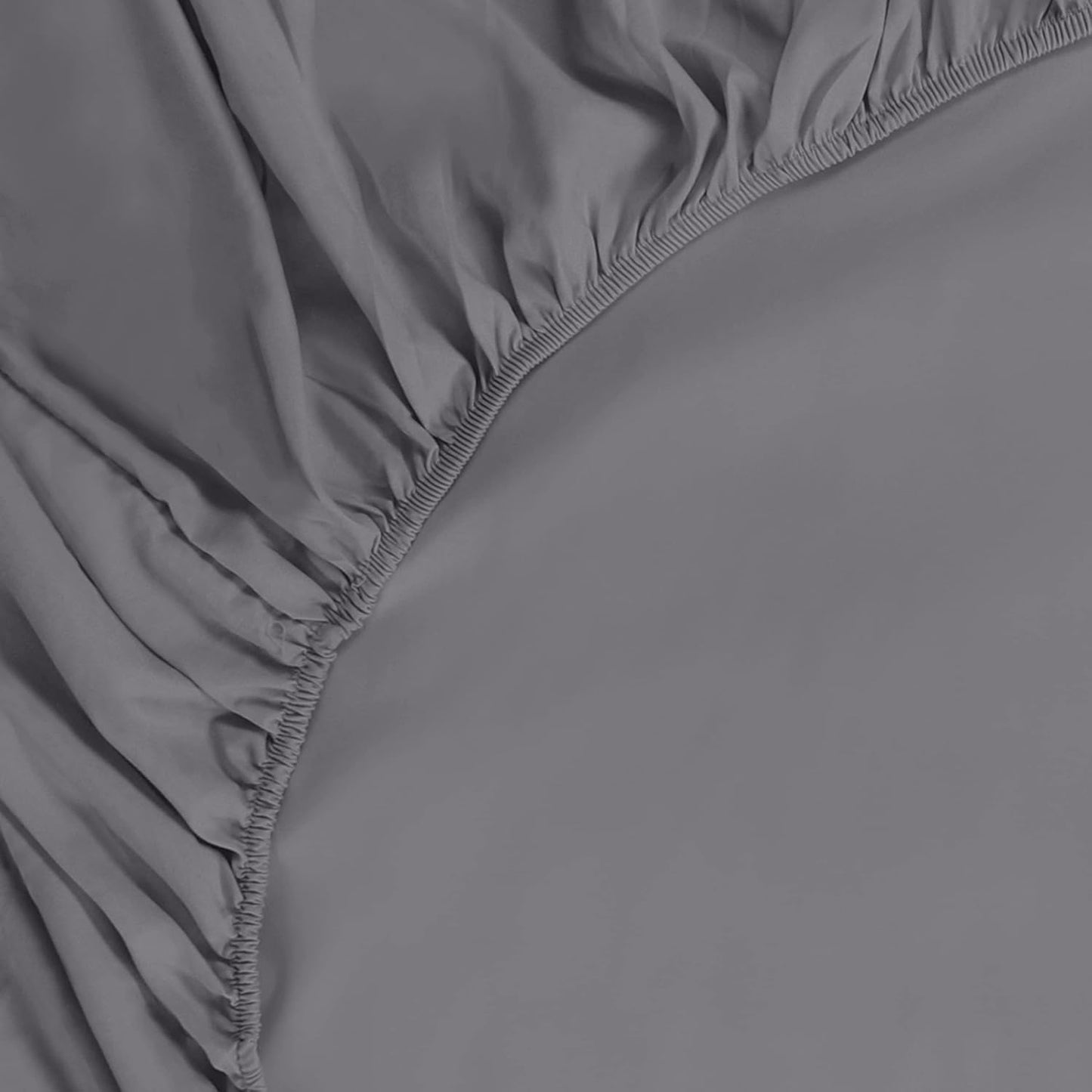 Spannbettlaken 180x200cm in Grau – Luxuriöse Mikrofaser für jedes Bett