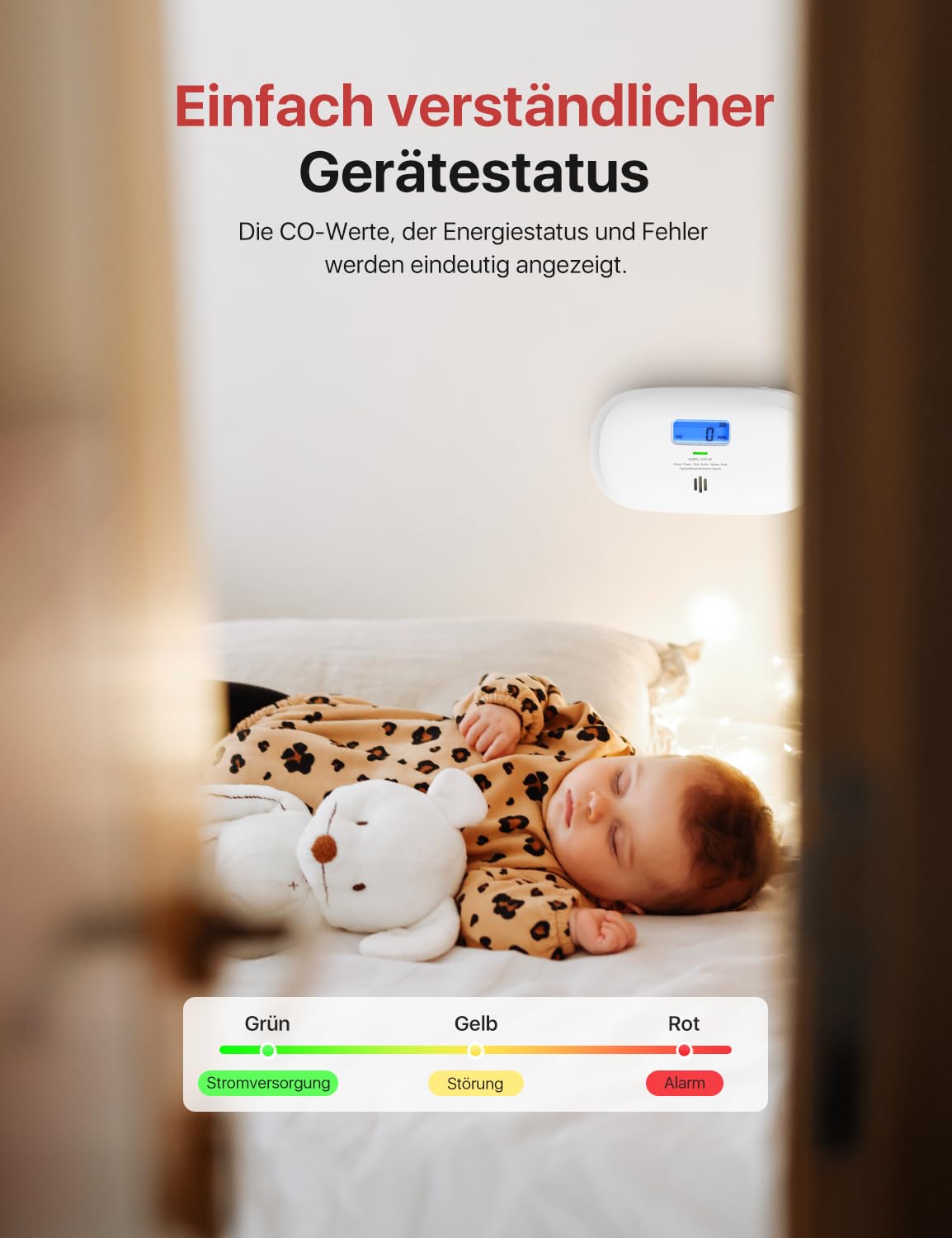 Smartwares Kohlenmonoxidmelder FGA-13041