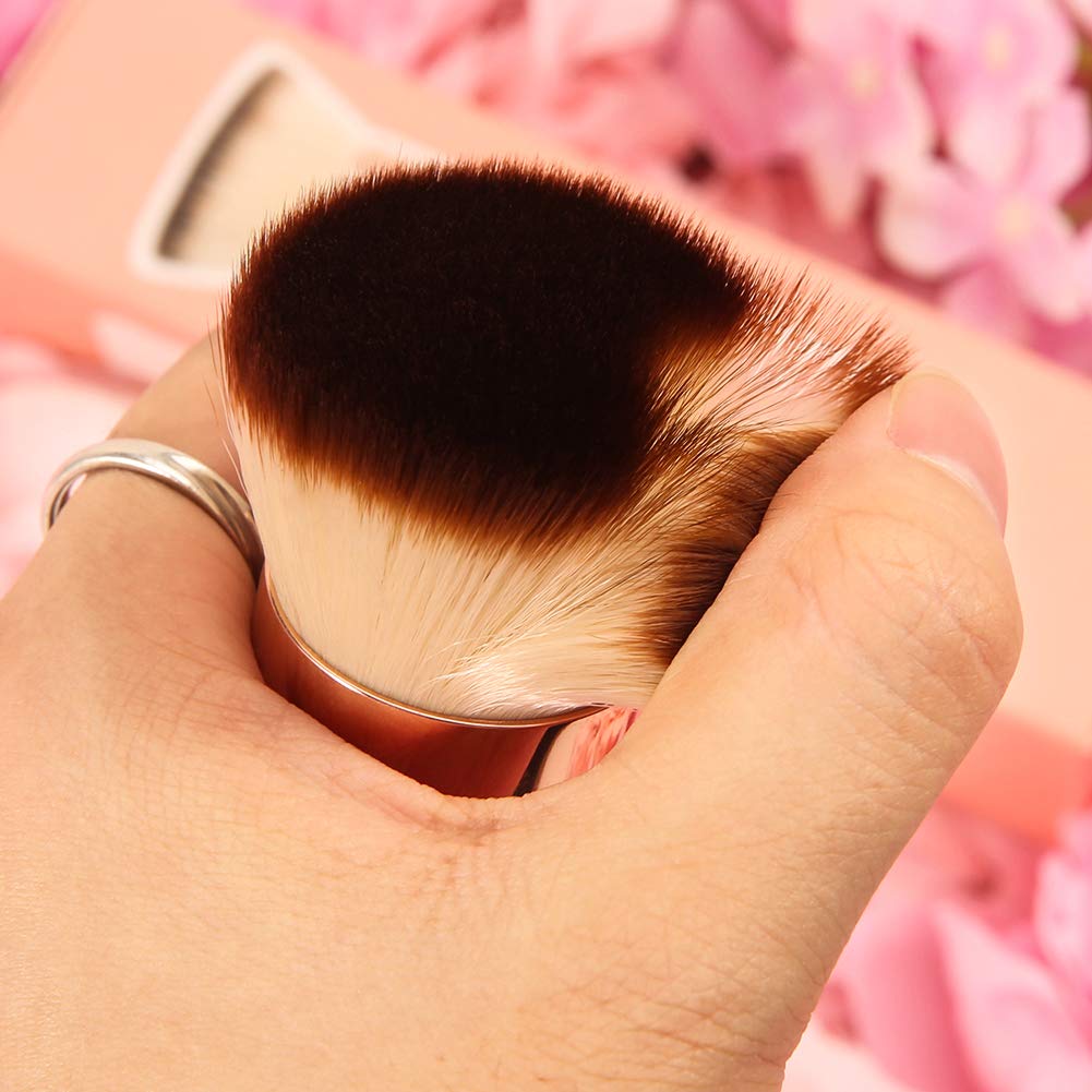 DUcare Foundation Pinsel Kabuki Make Up Pinsel Flat Top Pinsel Schminkpinsel Kosmetikpinsel - Ideal für Cremige, Pudrige oder Flüssige Foundation