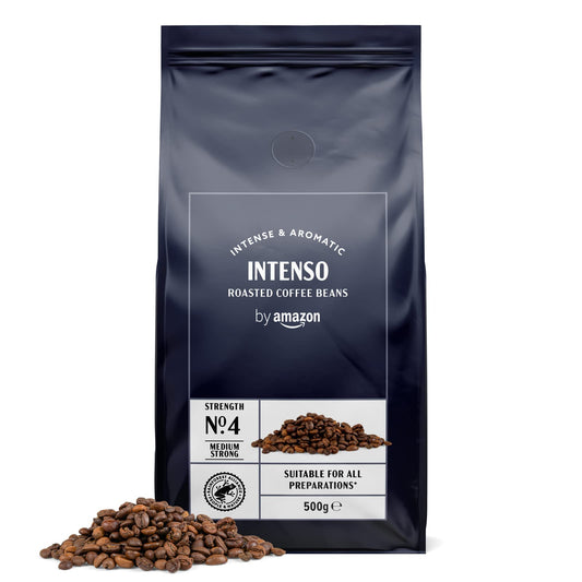 Happy Belly Caffè Intenso - Ganze Kaffeebohnen 2x500g
