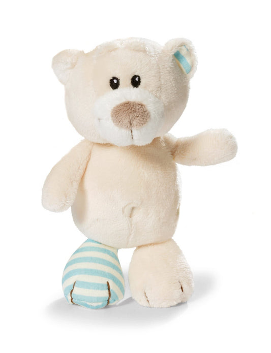 "Kuscheliger Begleiter: 24 cm weicher Bär für Babys, ideal ab Geburt!"