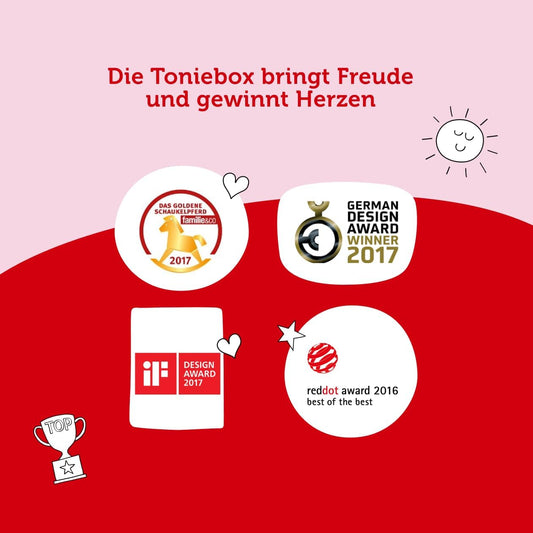 tonies Toniebox Starter Set, Audioplayer für Hörbücher und Lieder für Kinder