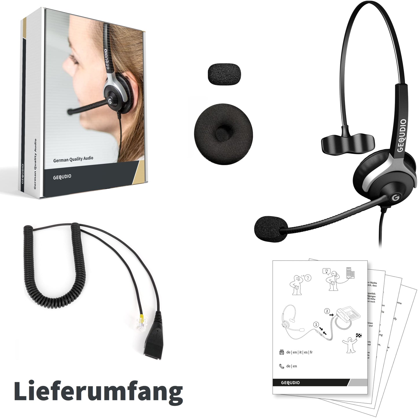 GEQUDIO Headset für GX- und GZ-Serie