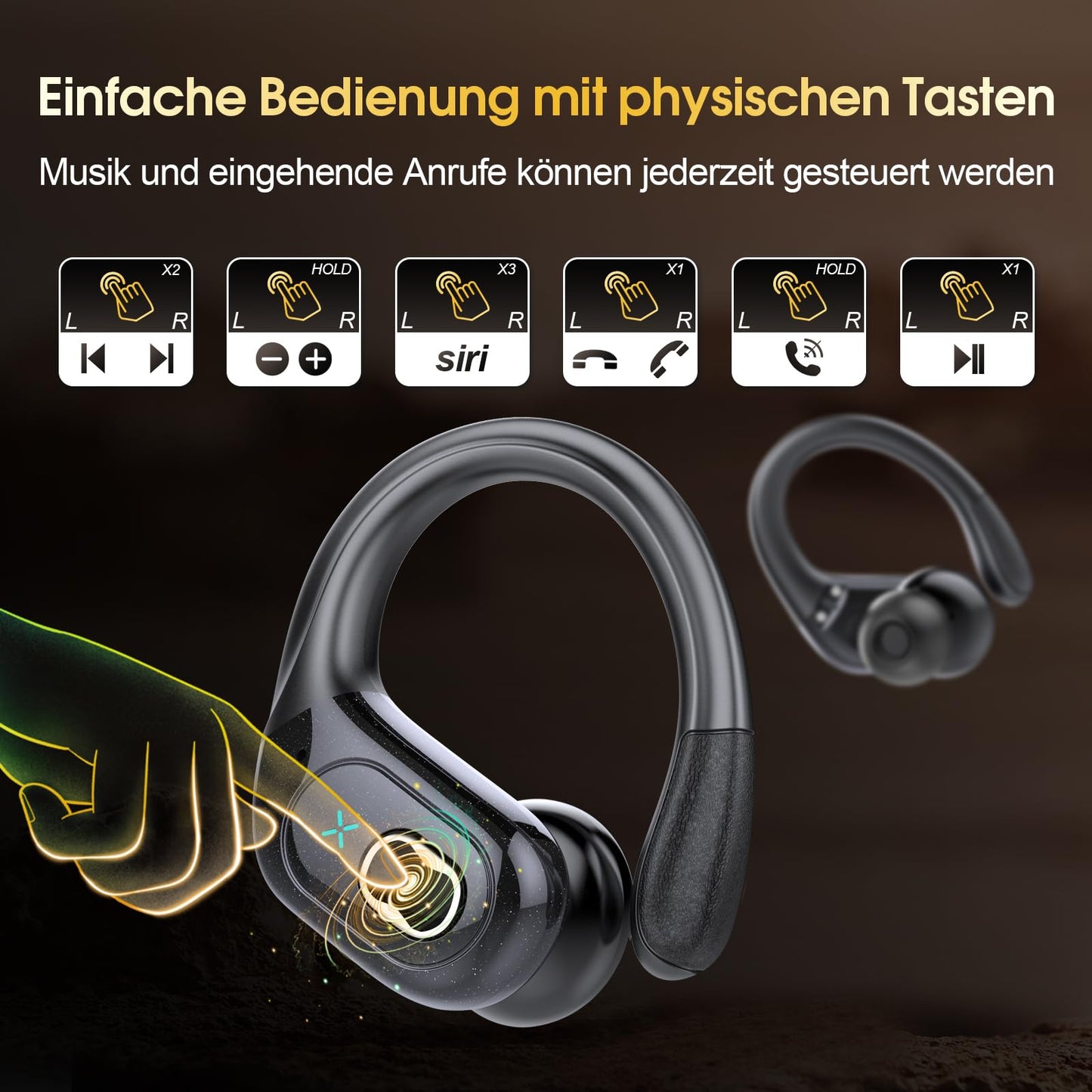 STECEi In Ear Kopfhörer Schwarz – Hochwertiger Sound für jeden Anlass