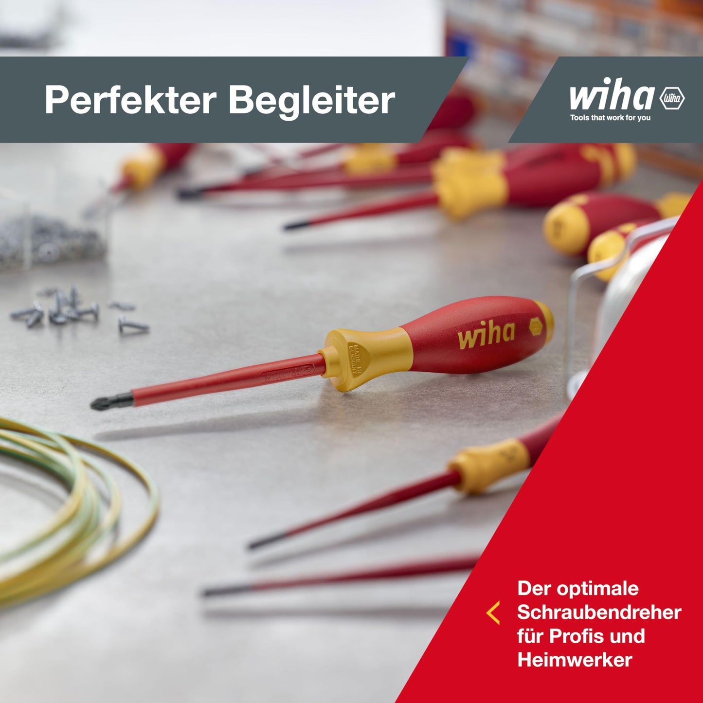 "Effizienz & Sicherheit: 6-teiliges Schraubendreher Set in ergonomischem Design"