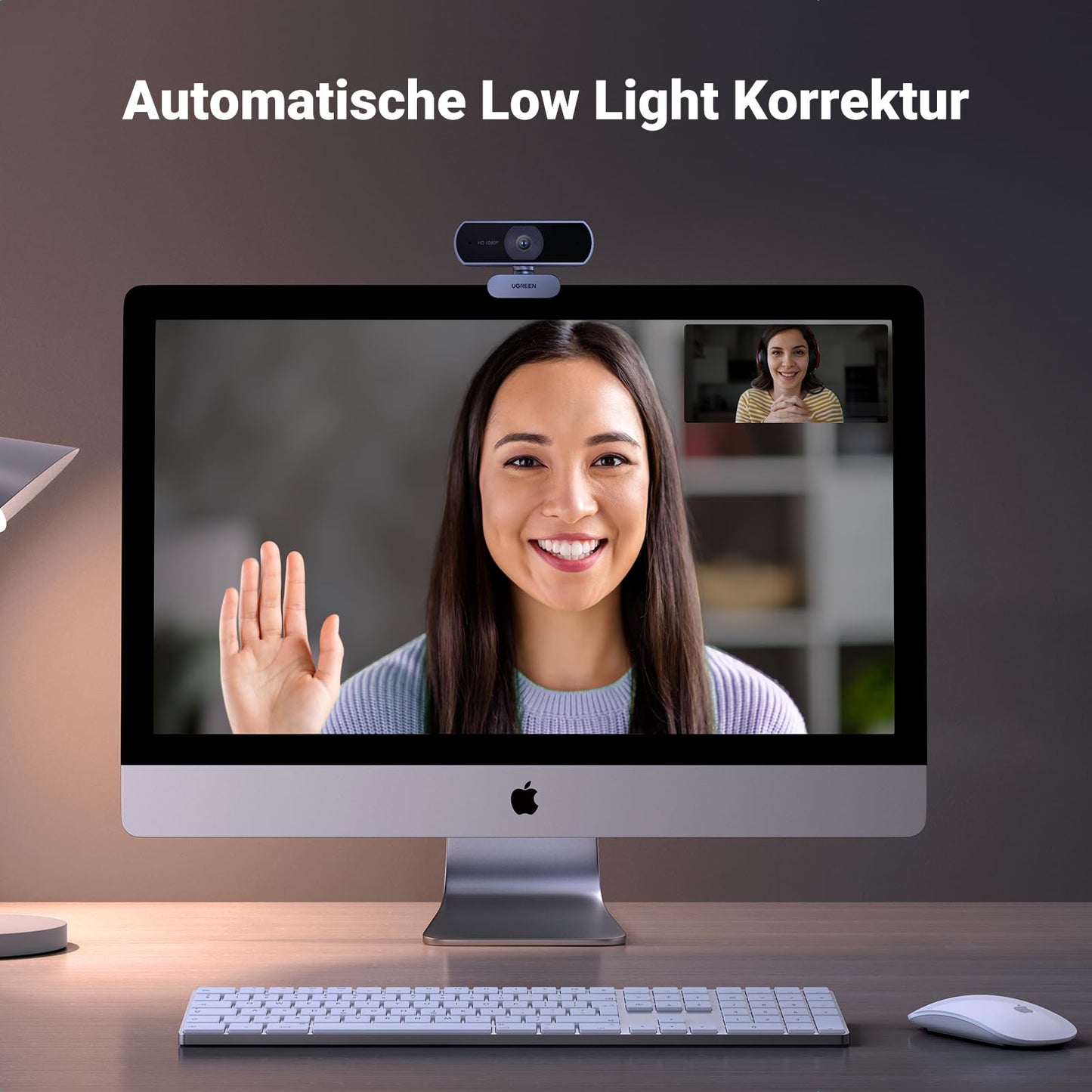 UGREEN Webcam 1080P Full HD – Klarheit für Videoanrufe