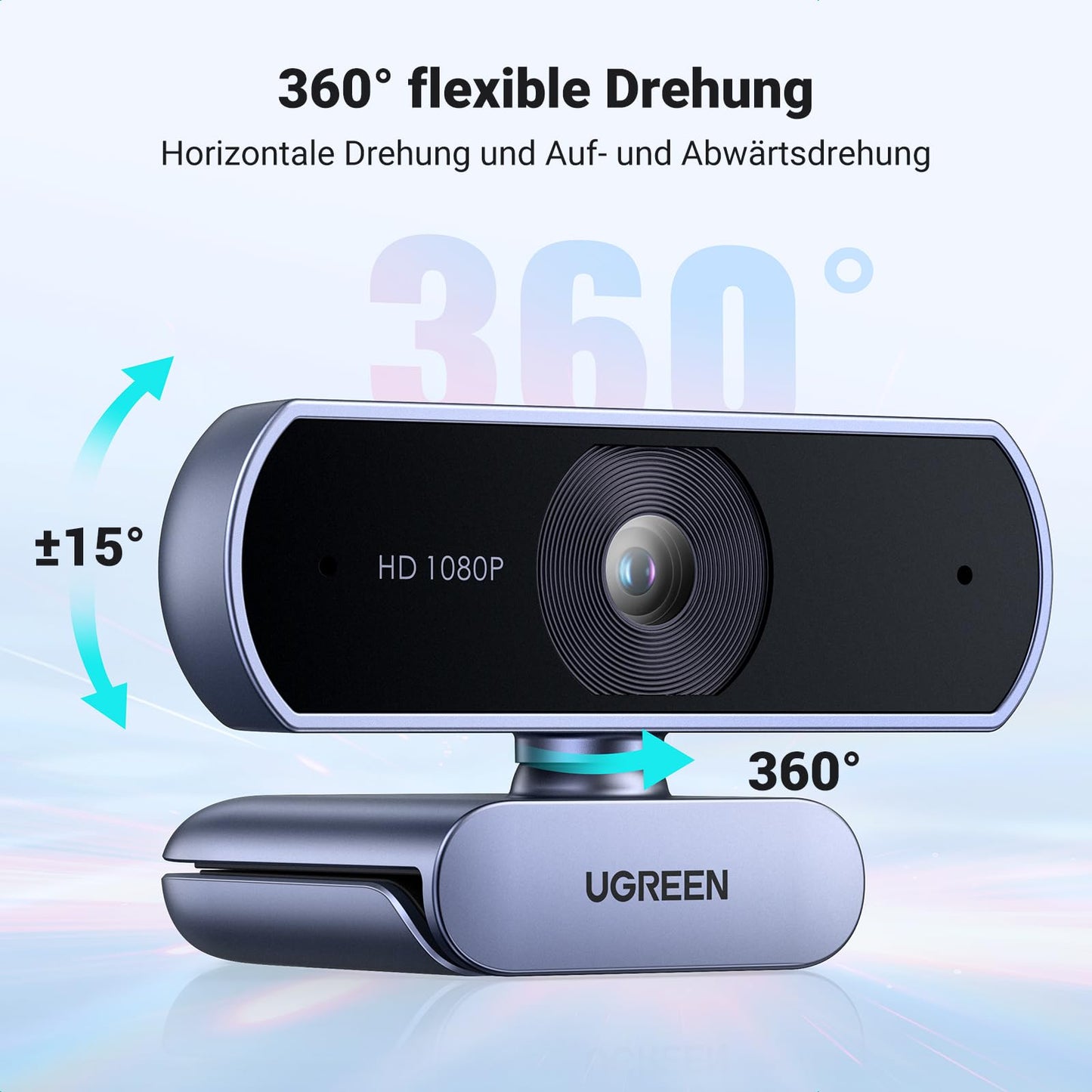 UGREEN Webcam 1080P Full HD – Klarheit für Videoanrufe