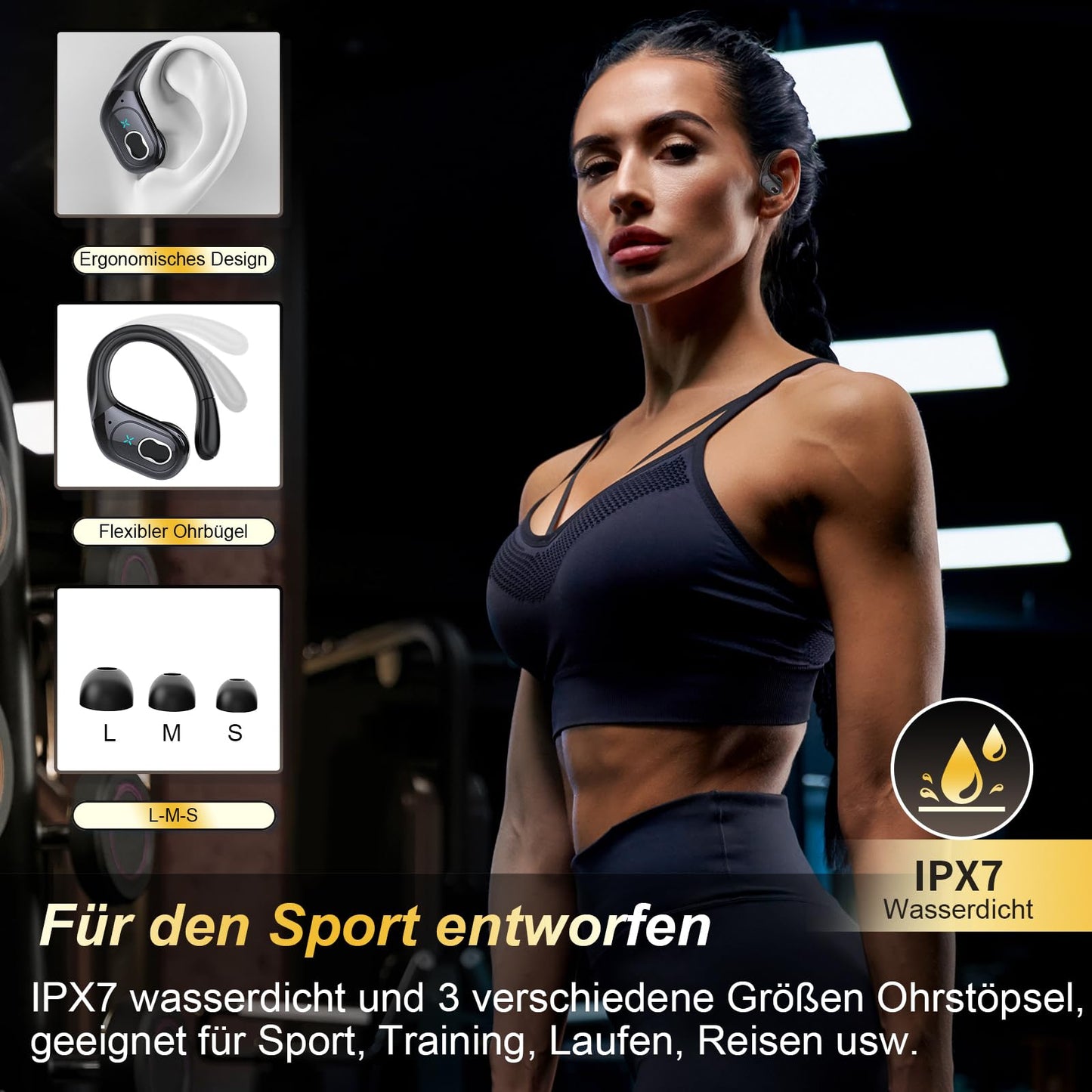 STECEi In Ear Kopfhörer Schwarz – Hochwertiger Sound für jeden Anlass