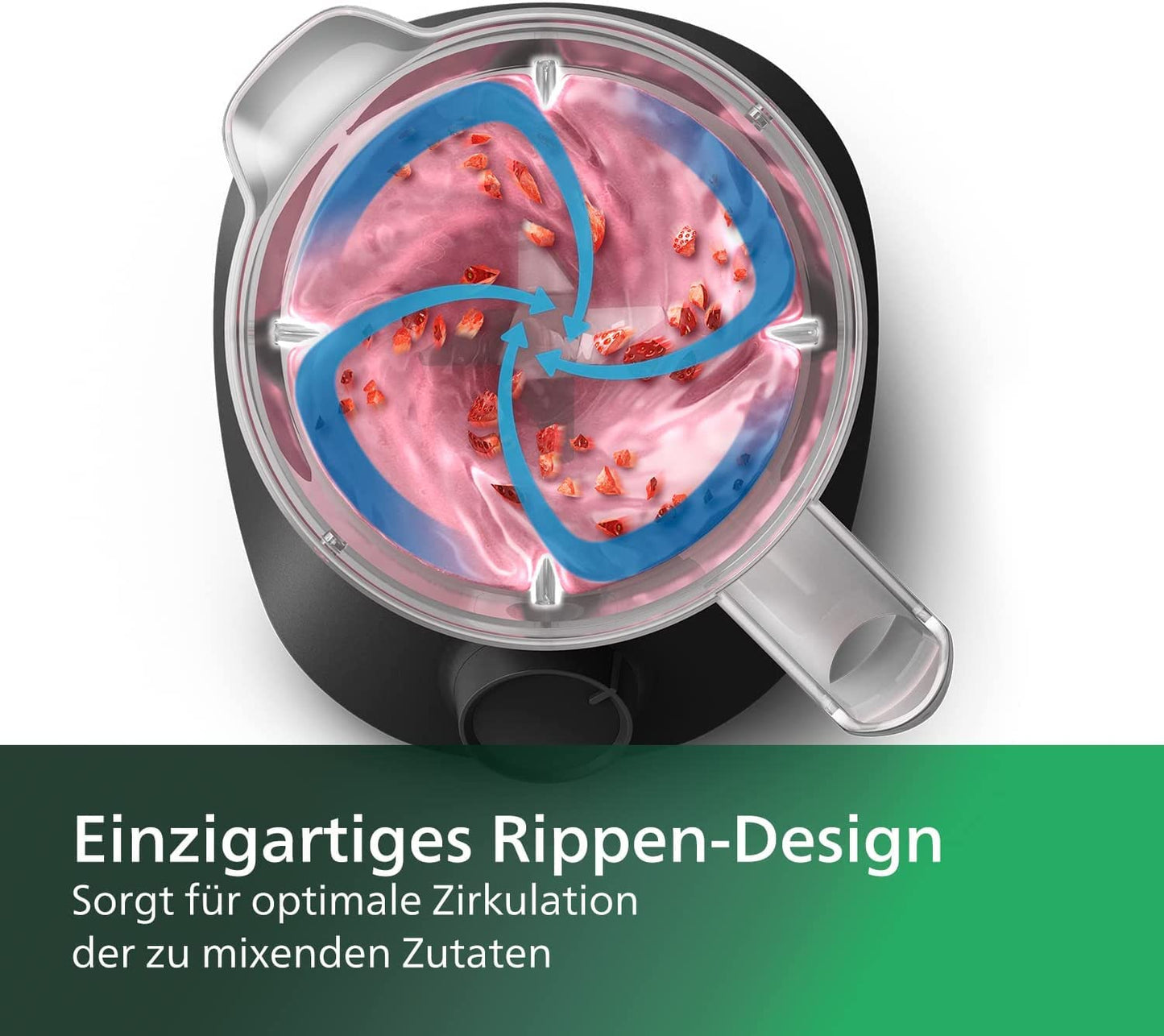 "Leistungsstarker Mixer: 1,9L für cremige Smoothies in Schwarz – einfach genießen!"
