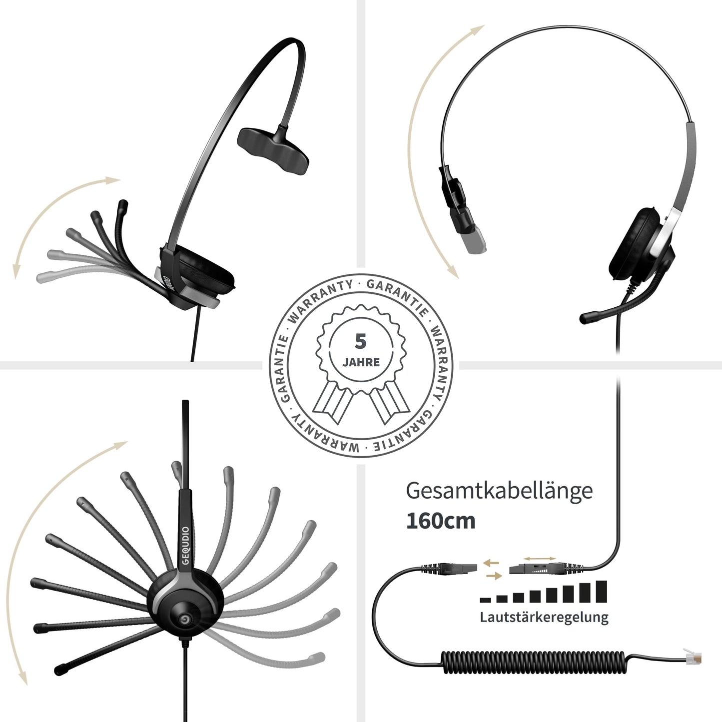 GEQUDIO Headset für GX- und GZ-Serie