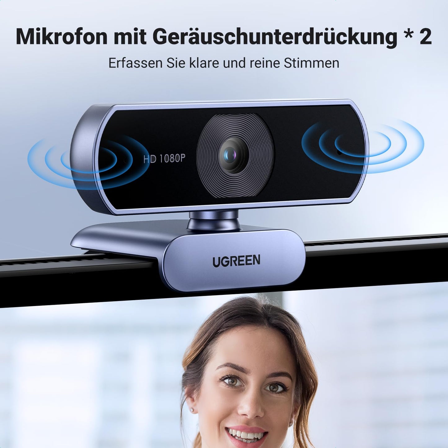 UGREEN Webcam 1080P Full HD – Klarheit für Videoanrufe