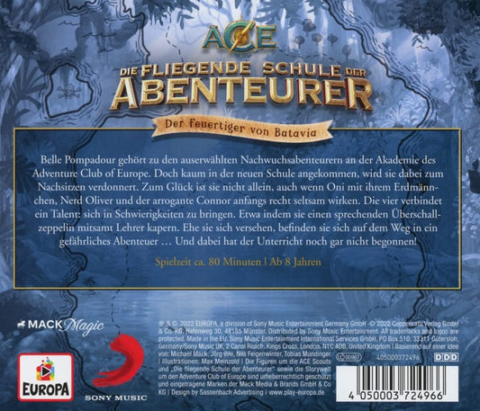 CD Hörspiel: Die fliegende Schule der Abenteurer (Bd. 1): Der Feuertiger von Batavia