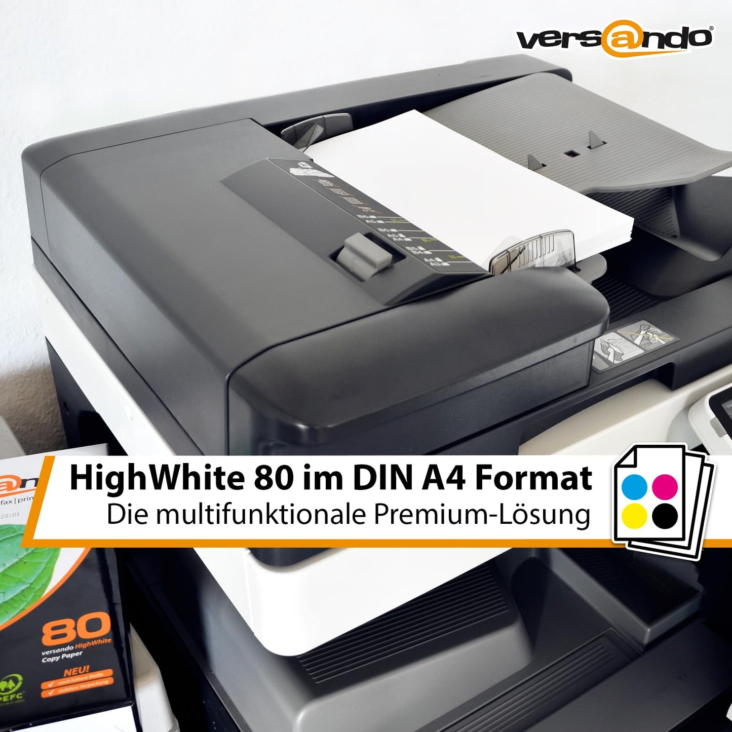 Druckerpapier A4 Hochweiß 1.500 Blatt – Premium HighWhite für strahlende Ergebnisse