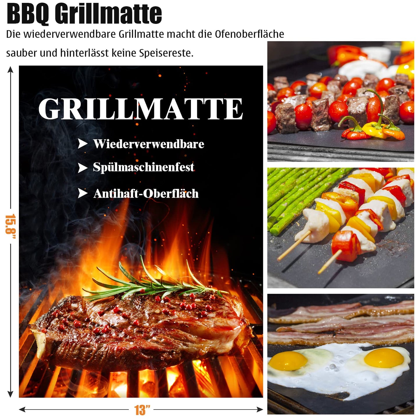 "Grillspaß Deluxe: 30-teiliges BBQ Werkzeugset mit stilvoller Tragetasche"