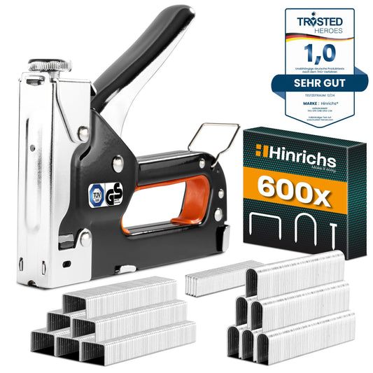 "Vielseitiger Handtacker: 3-in-1 Set für Holz & Stoff - Praktisch und stark!"