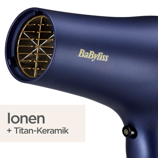 BaByliss Midnight Luxe Haartrockner – Mehrfarbig, 2300W Power