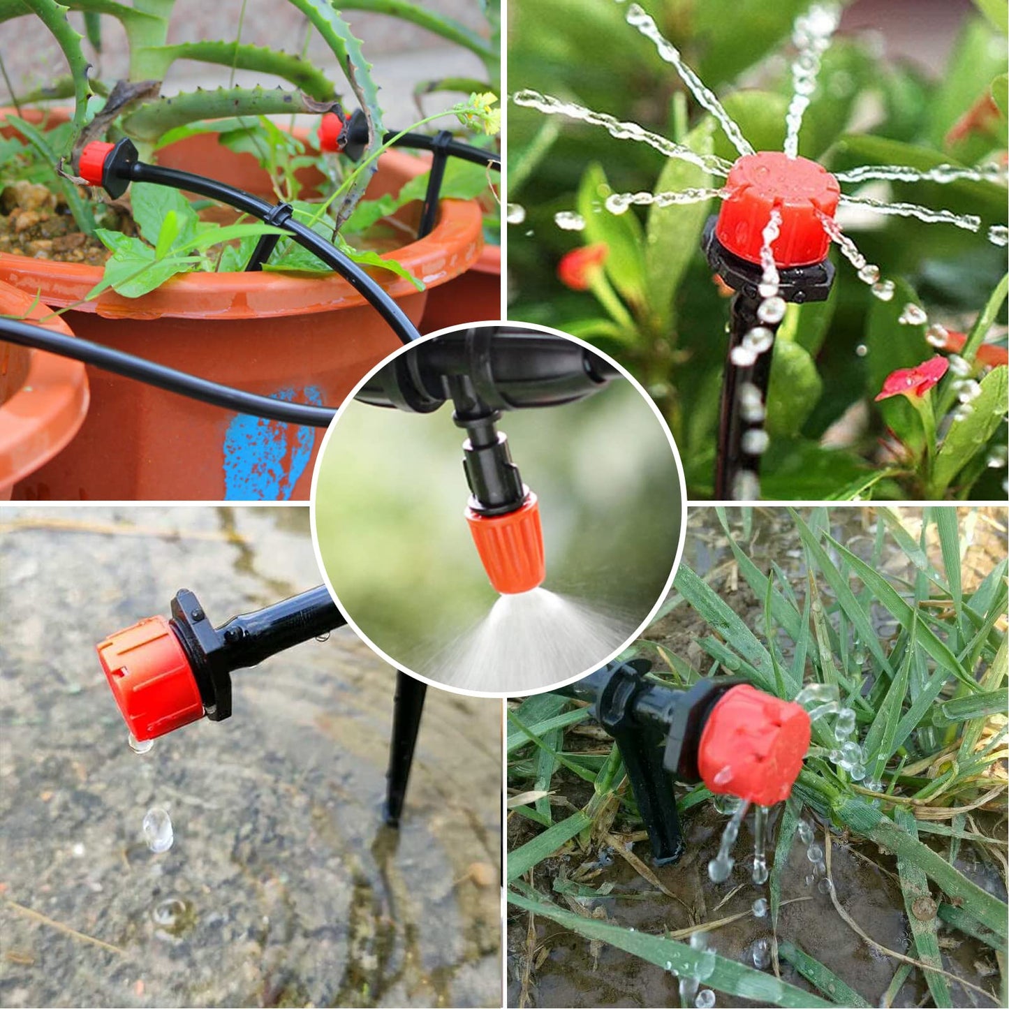 "Effiziente Gartenbewässerung: 340-teiliges Set für sparsame Pflanzenpflege!"