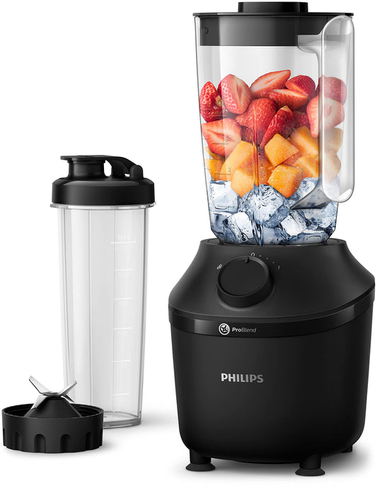 "Leistungsstarker Mixer: 1,9L für cremige Smoothies in Schwarz – einfach genießen!"