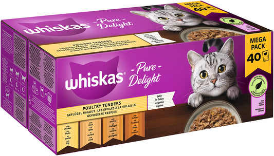 "Leckerer Genuss: 40x Katzennassfutter Ragout in Gelee für glückliche Katzen"